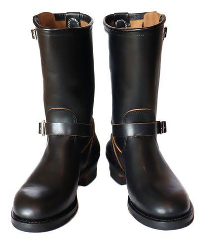 BILT BUCK ビルトバック Lot.444 Engineer Boots  Horsebutt Black エンジニアブーツ ホースバット ブラック ATTRACTIONSアトラクションズ フルベジタブルタンニング・ホースバットレザー BILTBUCKオリジナルセパレートソール