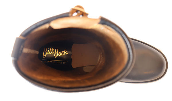 BILT BUCK ビルトバック Lot.444 Engineer Boots  Horsebutt Black エンジニアブーツ ホースバット ブラック ATTRACTIONSアトラクションズ フルベジタブルタンニング・ホースバットレザー BILTBUCKオリジナルセパレートソール