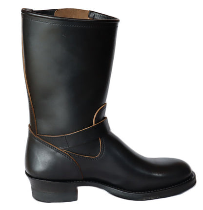 BILT BUCK ビルトバック Lot.444 Engineer Boots  Horsebutt Black エンジニアブーツ ホースバット ブラック ATTRACTIONSアトラクションズ フルベジタブルタンニング・ホースバットレザー BILTBUCKオリジナルセパレートソール