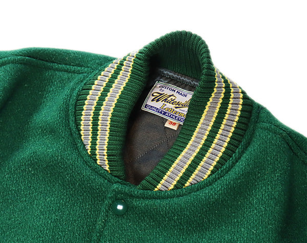 WHITESVILLE 東洋エンタープライズ ホワイツビル が誇る 代表作 ! アワードジャケット WV15168  30oz. WOOL MELTON AWARD JACKET “SOLID” スタジャン  ジャケット