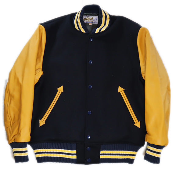 WHITESVILLE 東洋エンタープライズ ホワイツビル が誇る 代表作 ! アワードジャケット WV15168  30oz. WOOL MELTON AWARD JACKET “SOLID” スタジャン  ジャケット