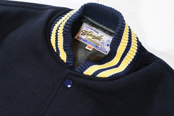 WHITESVILLE 東洋エンタープライズ ホワイツビル が誇る 代表作 ! アワードジャケット WV15168  30oz. WOOL MELTON AWARD JACKET “SOLID” スタジャン  ジャケット