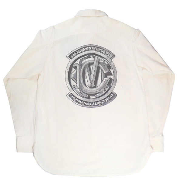 CUSHMAN クッシュマン 25570 CHAMBRAY WORK SHIRTS (Bonney & Bills)  シャンブレーワークシャツ ボニー＆ビルツ 25th記念デザイン 長袖