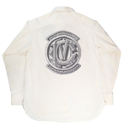 CUSHMAN クッシュマン 25570 CHAMBRAY WORK SHIRTS (Bonney & Bills)  シャンブレーワークシャツ ボニー＆ビルツ 25th記念デザイン 長袖