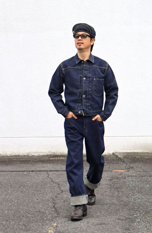 BUZZ RICKSON'S バズリクソンズ  BR43041 WORLD WAR II WAIST OVERALLS 大戦 ジーパン 13.6oz デニム ウエスト オーバーオールス
