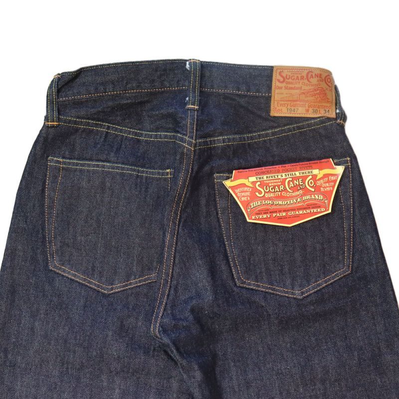 SUGAR CANE シュガーケーン SC41947 14.25oz DENIM standard straight denimpants