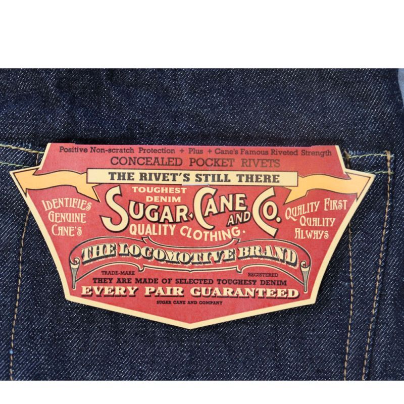 SUGAR CANE シュガーケーン SC41947 14.25oz DENIM standard straight denimpants