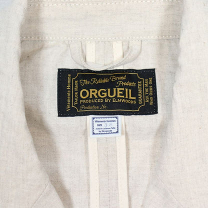 ORGUEIL オルゲイユ OR-4269 French Work Jacket 薄手で 着心地の良い生地の フレンチワークジャケット コットン１００％ 春夏ジャケット アウター 上着 コート ワークジャケット ステュディオダルチザン