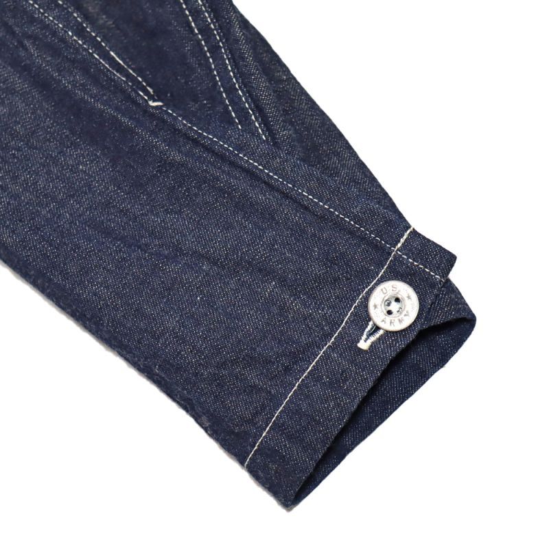 BUZZ RICKSONS バズリクソンズ BR15301 U.S. ARMY DENIM PULLOVER JACKET USアーミー デニム プルオーバー ジャケット コットン100％ ブルーデニム 使用 アウター ジャケット ワークスタイル ミリタリー