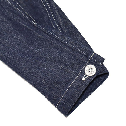 BUZZ RICKSONS バズリクソンズ BR15301 U.S. ARMY DENIM PULLOVER JACKET USアーミー デニム プルオーバー ジャケット コットン100％ ブルーデニム 使用 アウター ジャケット ワークスタイル ミリタリー