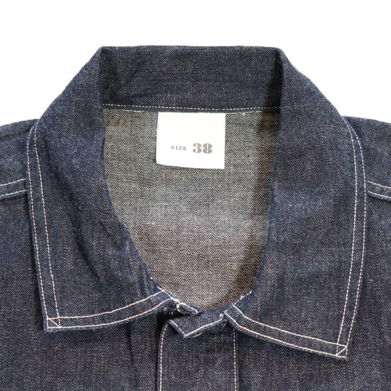 BUZZ RICKSONS バズリクソンズ BR15301 U.S. ARMY DENIM PULLOVER JACKET USアーミー デニム プルオーバー ジャケット コットン100％ ブルーデニム 使用 アウター ジャケット ワークスタイル ミリタリー