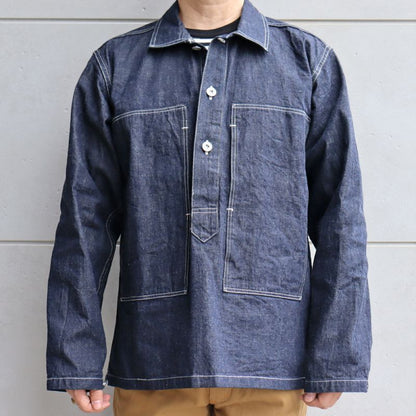 BUZZ RICKSONS バズリクソンズ BR15301 U.S. ARMY DENIM PULLOVER JACKET USアーミー デニム プルオーバー ジャケット コットン100％ ブルーデニム 使用 アウター ジャケット ワークスタイル ミリタリー