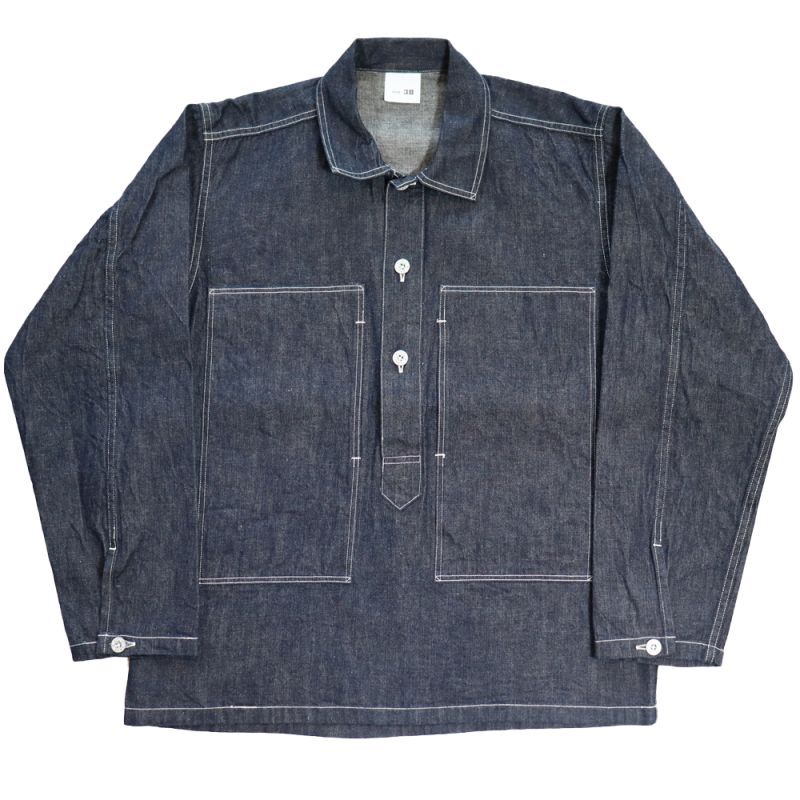 BUZZ RICKSONS バズリクソンズ BR15301 U.S. ARMY DENIM PULLOVER JACKET USアーミー デニム プルオーバー ジャケット コットン100％ ブルーデニム 使用 アウター ジャケット ワークスタイル ミリタリー