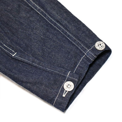 BUZZ RICKSONS バズリクソンズ BR15301 U.S. ARMY DENIM PULLOVER JACKET USアーミー デニム プルオーバー ジャケット コットン100％ ブルーデニム 使用 アウター ジャケット ワークスタイル ミリタリー