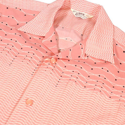 STAR OF HOLLYWOOD スターオブハリウッド SH39088 TYPEWRITER COTTON OPEN SHIRT “ZIG ZAG” タイプライター コットンオープンシャツ ジグザグ