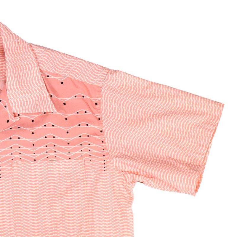 STAR OF HOLLYWOOD スターオブハリウッド SH39088 TYPEWRITER COTTON OPEN SHIRT “ZIG ZAG” タイプライター コットンオープンシャツ ジグザグ