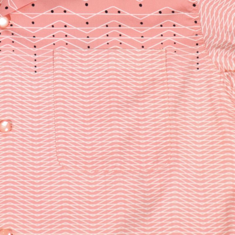 STAR OF HOLLYWOOD スターオブハリウッド SH39088 TYPEWRITER COTTON OPEN SHIRT “ZIG ZAG” タイプライター コットンオープンシャツ ジグザグ