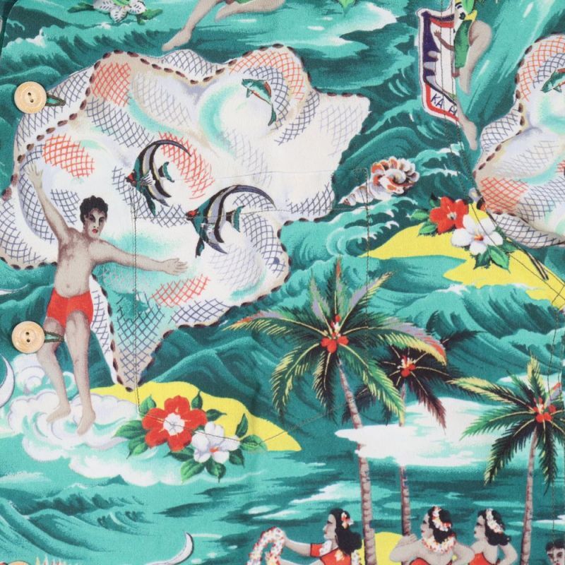SUN SURF サンサーフ SS39059 SUN SURF SPECIAL EDITION “LAND OF ALOHA” サンサーフスペシャル ”ランド オブ アロハ” アロハシャツ