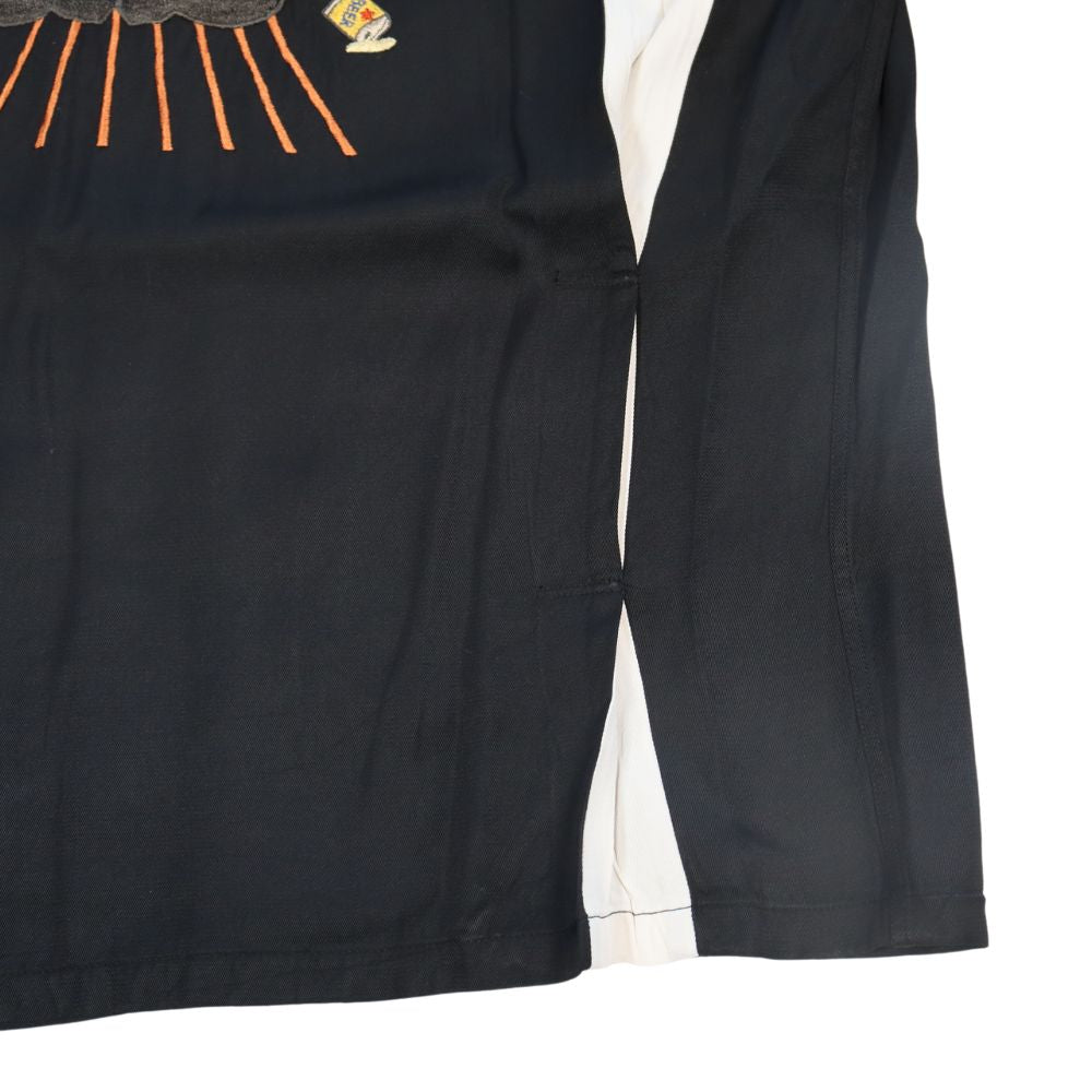 TAILOR TOYO テーラー東洋 TT39104 SUKA BOWLING SHIRT “DRUNK & DISORDERLY” 「DRUNK & DISORDERLY」ミリタリーポリス MP 刺繍 カスタム オーダー ボウリングシャツ ミリタリー 半袖シャツ 東洋エンタープライズ