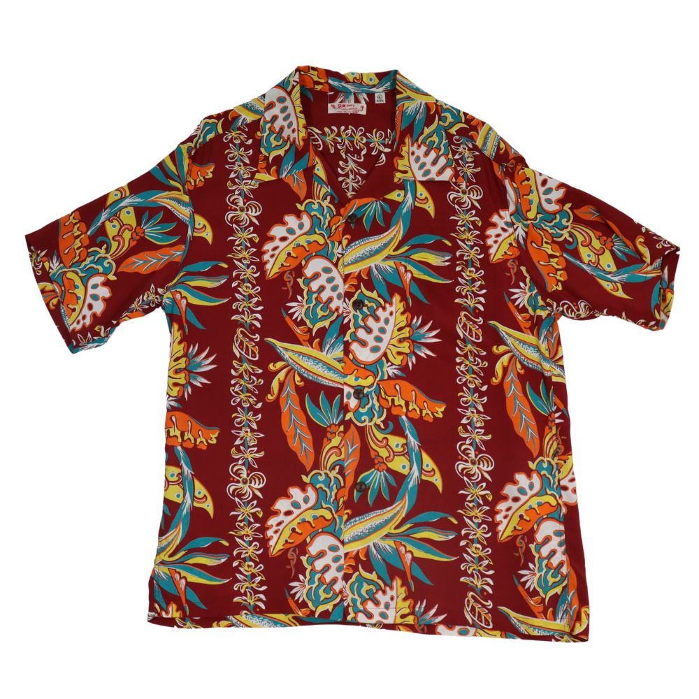 SUN SURF サンサーフ SS38804 RAYON HAWAIIAN SHIRT “BIRD OF PARADISE & MONSTERA”　レーヨンハワイアンシャツ バードオブアイランド モンステラ アロハシャツ