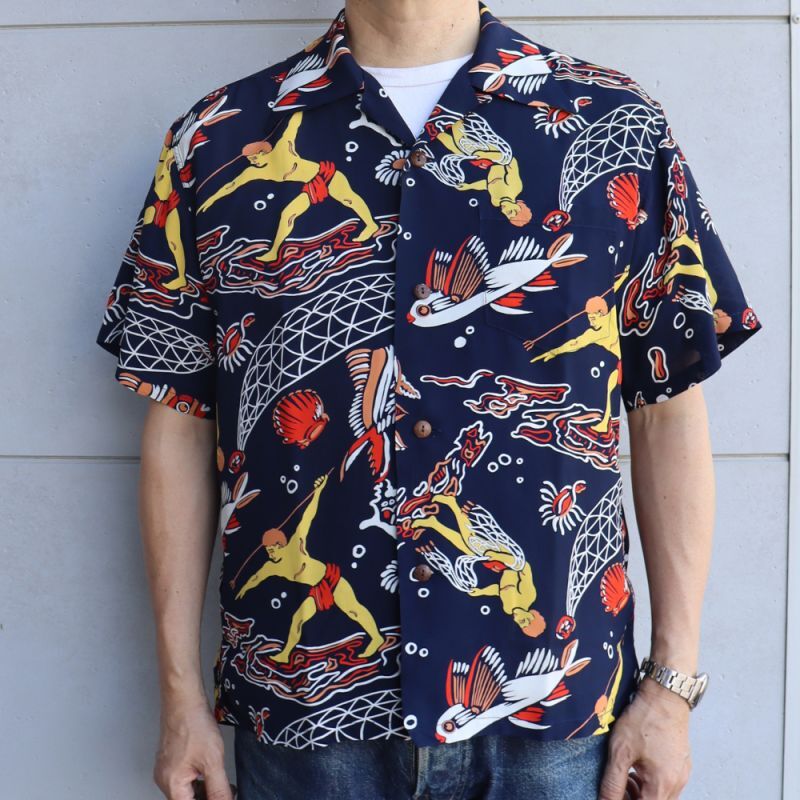 SUNSURF サンサーフ SS39134 KEONI OF HAWAII “WAIKIKI REEF” by JOHN MEIGS ケオニオブハワイ ジョンメイグス ワイキキフリーフ