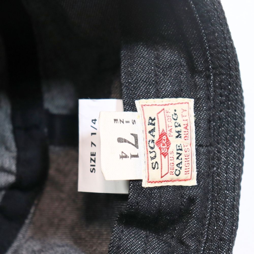 SUGAR CANE SC02466 10oz Denim Pork Pie Hat - A popular and classic item! Classic, ages beautifully, goods, hat, cap