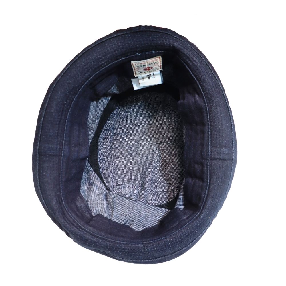 SUGAR CANE SC02466 10oz Denim Pork Pie Hat - A popular and classic item! Classic, ages beautifully, goods, hat, cap