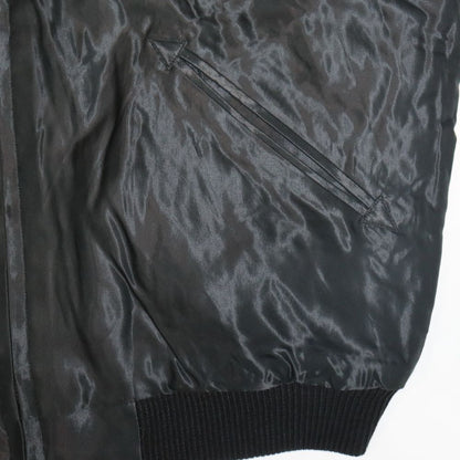 TAILOR TOYO テーラー東洋 TT15391-119 Early 1950s Style Acetate Quilted Souvenir Jacket “BLACK EAGLE” × “LANDSCAPE” キルト スカジャン スカ スーベニア ブラック ピンク 刺繍 イーグル 鷹 日本 情景 50th ヴィンテージ復刻