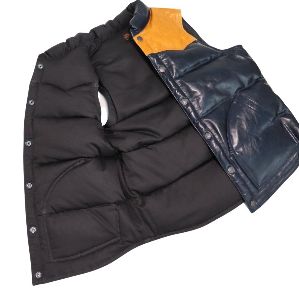 DELUXEWARE デラックスウエア D-24 HORSE DOWN VEST ホースハイドと