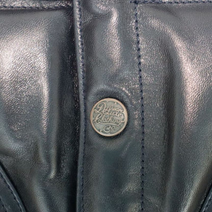 DELUXEWARE デラックスウエア D-24 HORSE DOWN VEST ホースハイドとグースダウンのアウターベスト ヨーロッパ産 馬革 本革 クロムレザー クラシカル ベスト  ダウンベスト