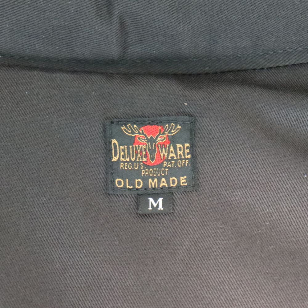 DELUXEWARE デラックスウエア D-24 HORSE DOWN VEST ホースハイドとグースダウンのアウターベスト ヨーロッパ産 馬革 本革 クロムレザー クラシカル ベスト  ダウンベスト