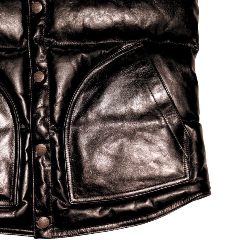 DELUXEWARE デラックスウエア D-24 HORSE DOWN VEST ホースハイドと