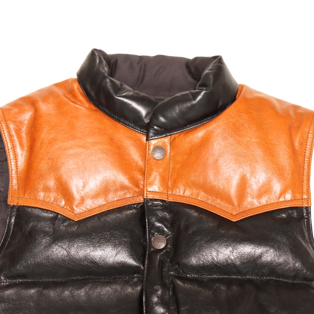 DELUXEWARE デラックスウエア D-24 HORSE DOWN VEST ホースハイドと