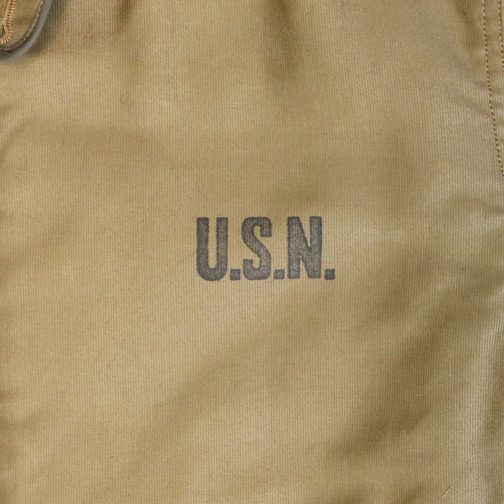 BUZZ RICKSON'S バズリクソンズ BR15345 Type N-1 Khaki “NAVY DEPARTMENT DEMOTEX-ED” N -1カーキ デッキジャケット ジャングルクロス アルパカモヘア　　ミリタリージャケット US.NAVY ネイビー ジャケット 防寒