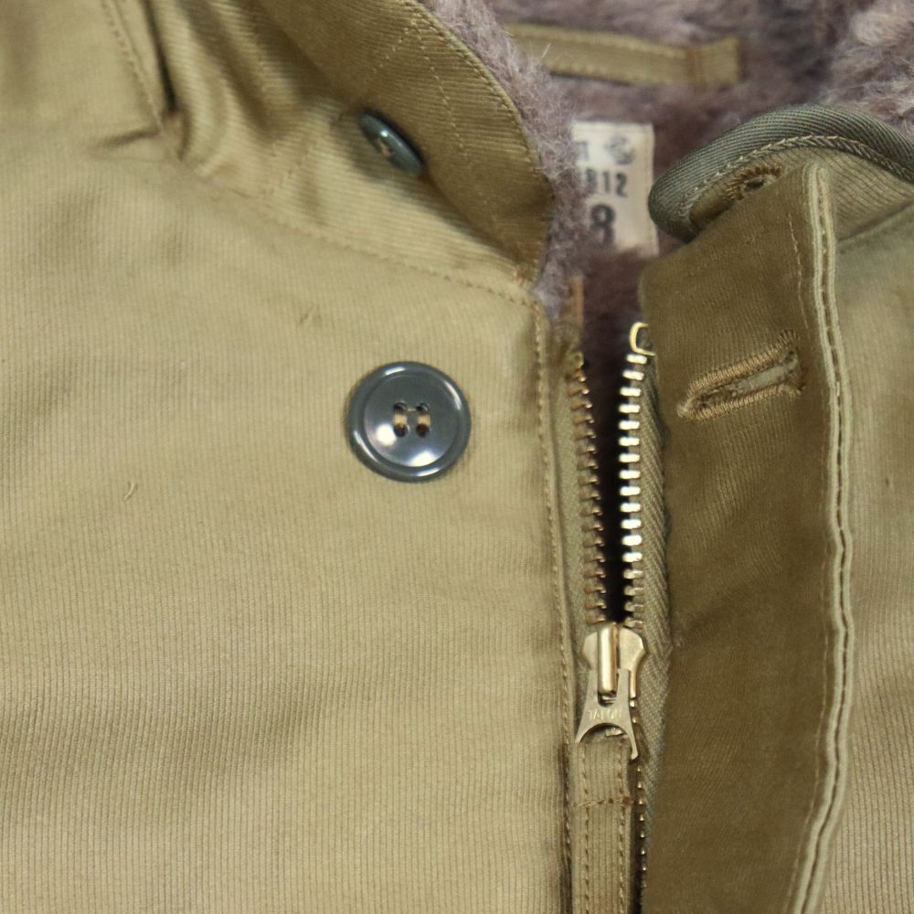 BUZZ RICKSON'S バズリクソンズ BR15345 Type N-1 Khaki “NAVY DEPARTMENT DEMOTEX-ED” N -1カーキ デッキジャケット ジャングルクロス アルパカモヘア　　ミリタリージャケット US.NAVY ネイビー ジャケット 防寒