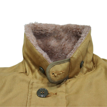 BUZZ RICKSON'S バズリクソンズ BR15345 Type N-1 Khaki “NAVY DEPARTMENT DEMOTEX-ED” N -1カーキ デッキジャケット ジャングルクロス アルパカモヘア　　ミリタリージャケット US.NAVY ネイビー ジャケット 防寒