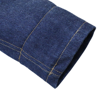 JELADO×COLIMBO CT83418B Observer Jacket Custom Indigo ジェラード　コリンボ コラボレーション ダブルネーム オブザーバー ジャケット カスタム インディゴ " Robbers Roost " (ロバースルースト) アラスカ CBs シービーズ Seabees ドクロ プリント ミリタリージャケット