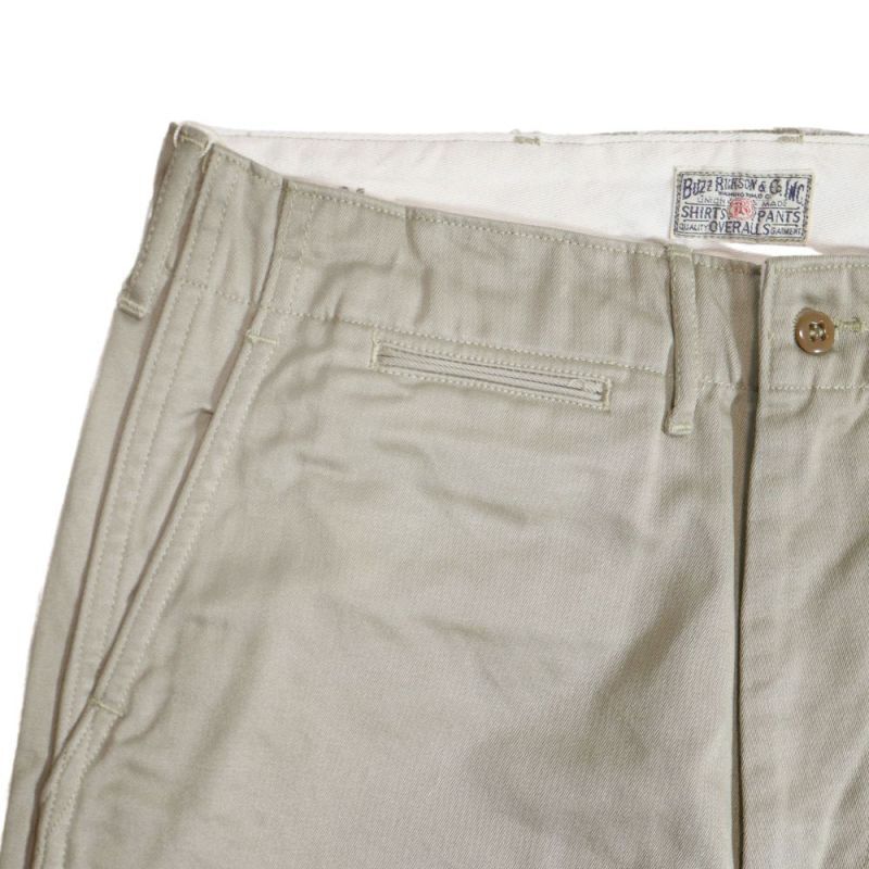 BUZZ RICKSON’S バズリクソンズ BR40025 ORIGINAL SPEC. CHINOS (ONE WASH) オリジナルチノ
