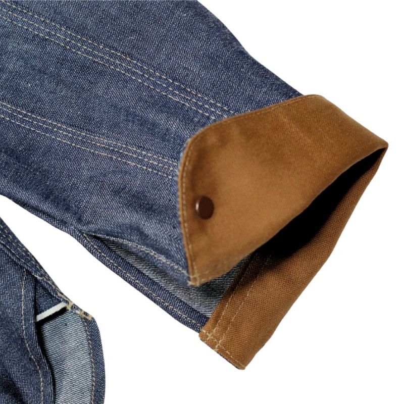 DELUXEWARE デラックスウエア40s DENIM SHIRT 7640 40sデニムシャツ 人気定番 長袖