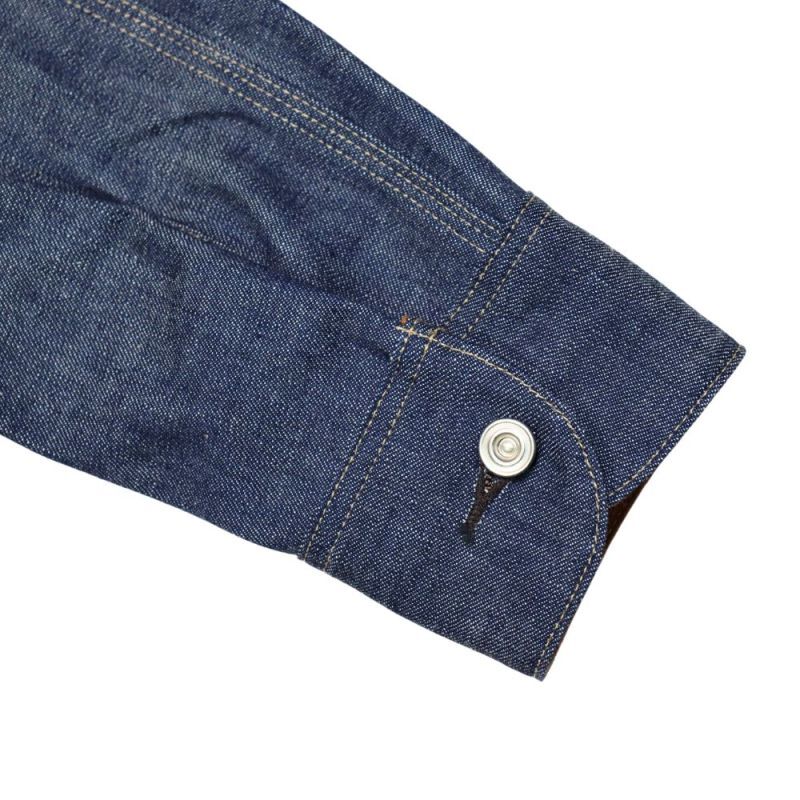 DELUXEWARE デラックスウエア40s DENIM SHIRT 7640 40sデニムシャツ 人気定番 長袖