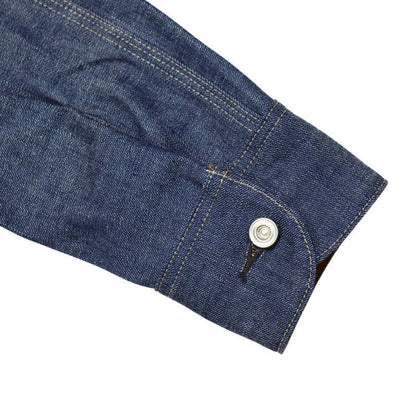 DELUXEWARE デラックスウエア40s DENIM SHIRT 7640 40sデニムシャツ 人気定番 長袖