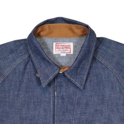 DELUXEWARE デラックスウエア40s DENIM SHIRT 7640 40sデニムシャツ 人気定番 長袖