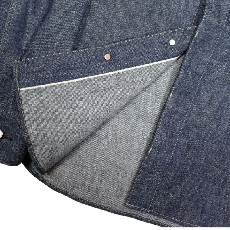 DELUXEWARE デラックスウエア40s DENIM SHIRT 7640 40sデニムシャツ 人気定番 長袖