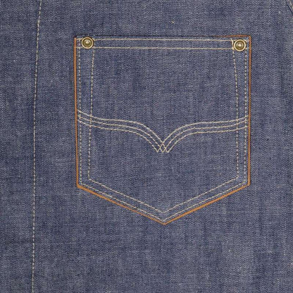 DELUXEWARE デラックスウエア40s DENIM SHIRT 7640 40sデニムシャツ 人気定番 長袖