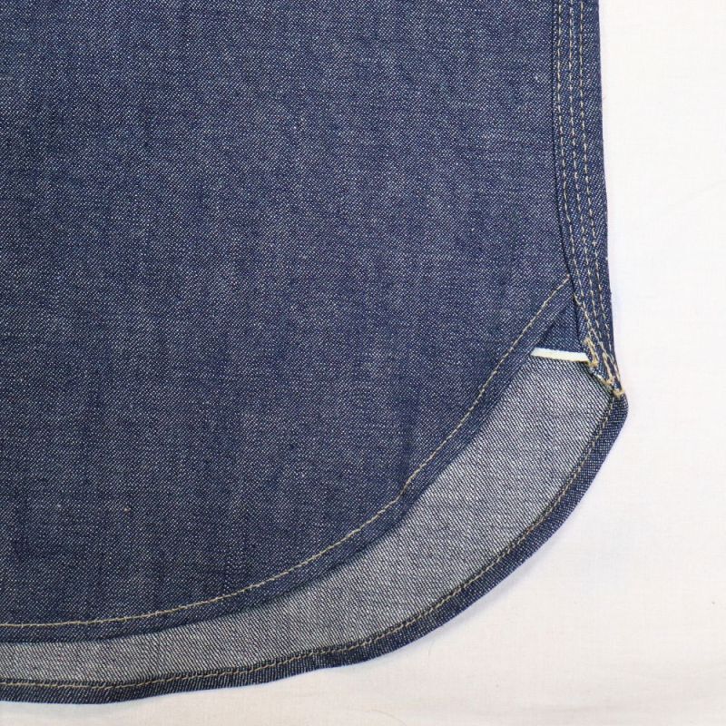 DELUXEWARE デラックスウエア40s DENIM SHIRT 7640 40sデニムシャツ 人気定番 長袖