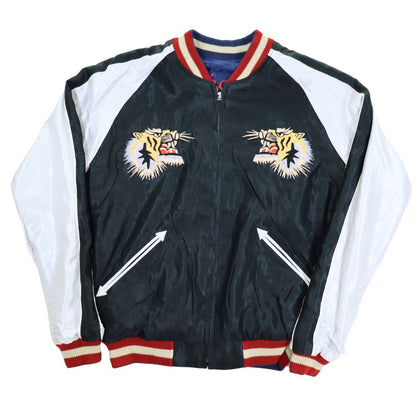 TAILOR TOYO テーラー東洋 TT15491-128 / Early 1950s Style Acetate Souvenir Jacket “DRAGON HEAD” × “ROARING TIGER” スカジャン  ドラゴン 辰 龍 タイガー 虎 イーグル 刺繍 スカ スーベニアジャケット