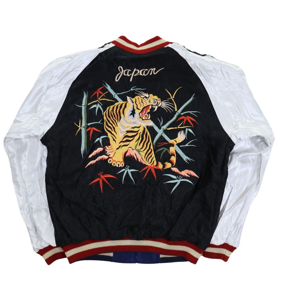 TAILOR TOYO テーラー東洋 TT15491-128 / Early 1950s Style Acetate Souvenir Jacket “DRAGON HEAD” × “ROARING TIGER” スカジャン  ドラゴン 辰 龍 タイガー 虎 イーグル 刺繍 スカ スーベニアジャケット