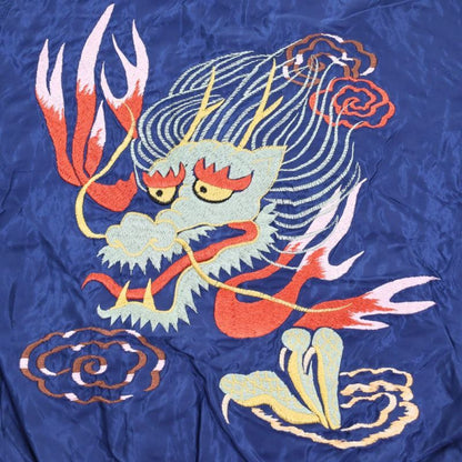 TAILOR TOYO テーラー東洋 TT15491-128 / Early 1950s Style Acetate Souvenir Jacket “DRAGON HEAD” × “ROARING TIGER” スカジャン  ドラゴン 辰 龍 タイガー 虎 イーグル 刺繍 スカ スーベニアジャケット