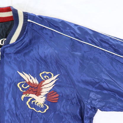 TAILOR TOYO テーラー東洋 TT15491-128 / Early 1950s Style Acetate Souvenir Jacket “DRAGON HEAD” × “ROARING TIGER” スカジャン  ドラゴン 辰 龍 タイガー 虎 イーグル 刺繍 スカ スーベニアジャケット