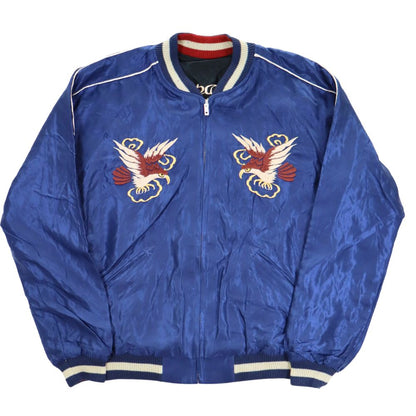 TAILOR TOYO テーラー東洋 TT15491-128 / Early 1950s Style Acetate Souvenir Jacket “DRAGON HEAD” × “ROARING TIGER” スカジャン  ドラゴン 辰 龍 タイガー 虎 イーグル 刺繍 スカ スーベニアジャケット